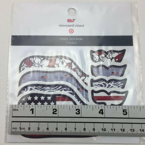 Vineyard Vines Set 12 Whale Stickers Fob Target - Picture 6 of 7